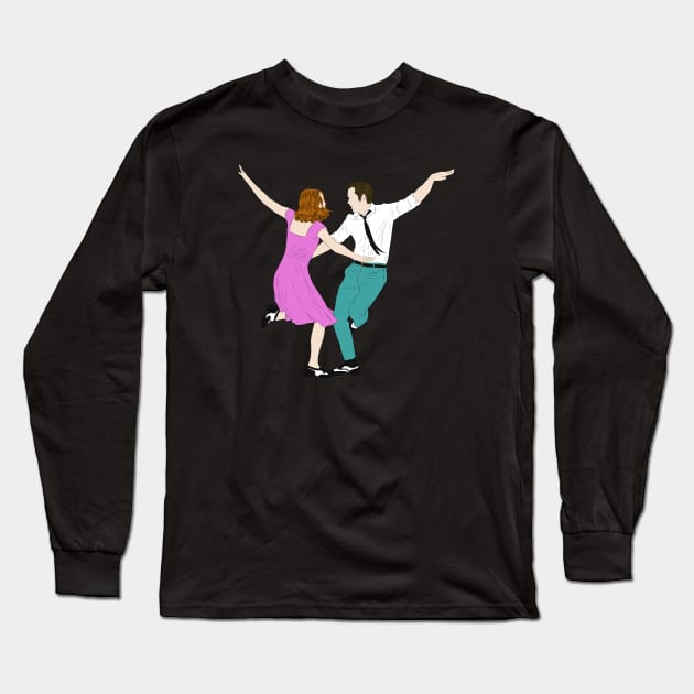 Mia and Sebastian - La La Land Long Sleeve T-Shirt by LiLian-Kaff